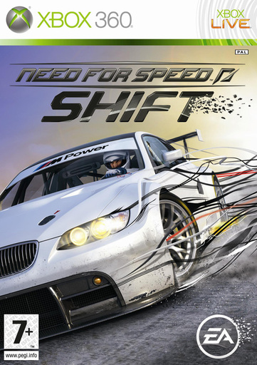 Need for Speed: Shift - BMW M3 GT2 на обложке Need for Speed: Shift